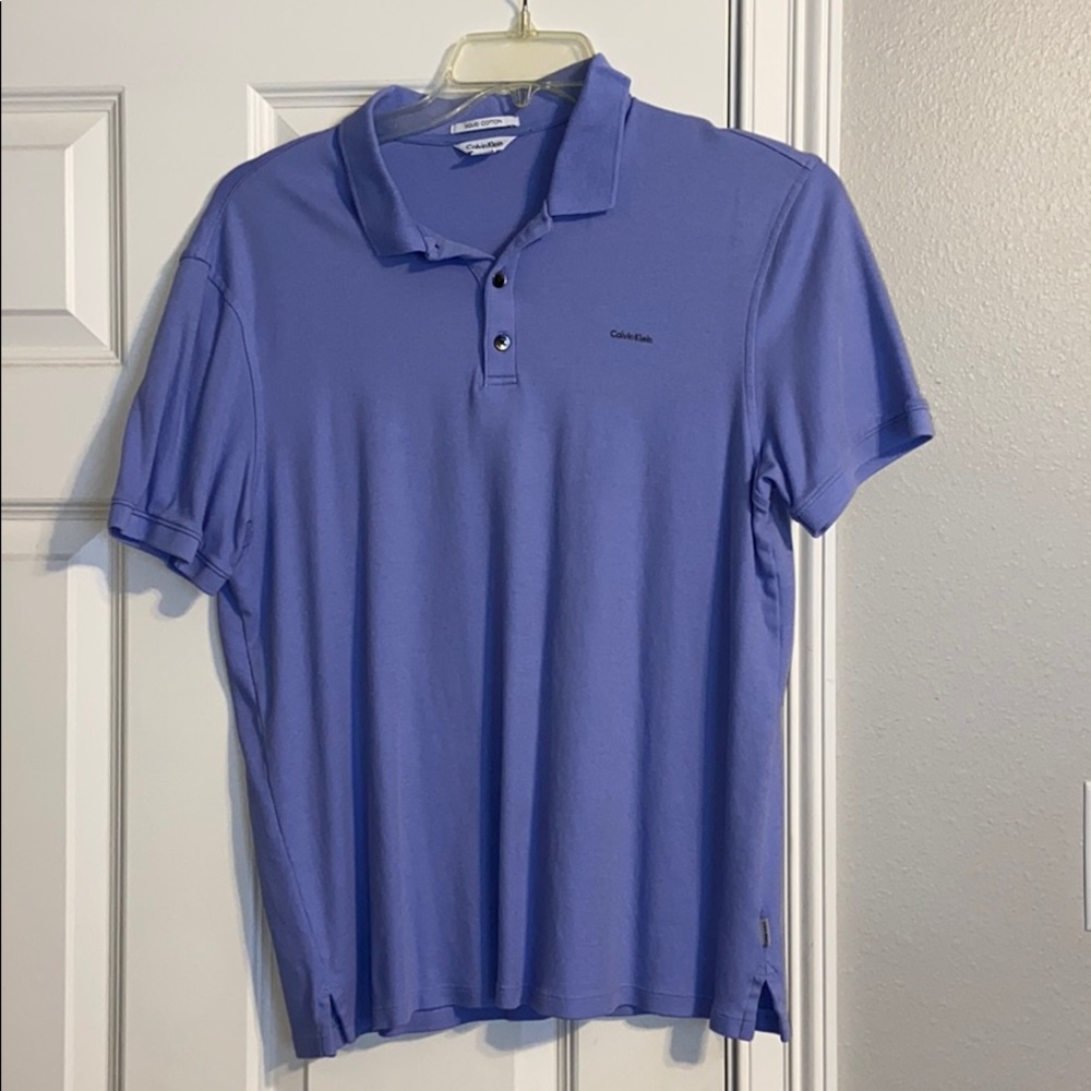 Calvin Klein purple polo